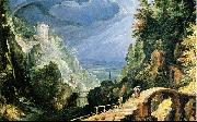 Paul Bril Mountain landscape china oil painting artist
